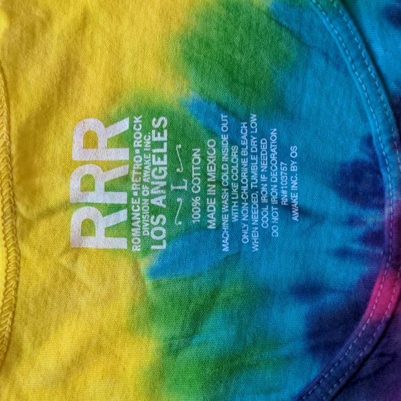 New Tie Dye Tank with Sparkle Large - Picture 4 of 8